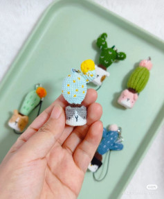 Cute Crochet Cactus Keychain Patterns for Craft Enthusiasts