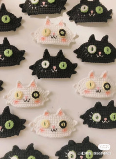 Cute Crochet Cat Faces Pattern for Craft Lovers