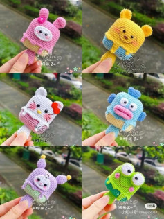 Cute Crochet Ice Cream Characters for Summer Crafting