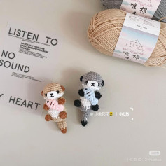 Cute Crochet Otter Holding a Fish Pattern for Amigurumi Lovers