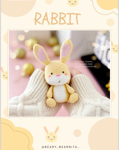 Cute Crochet Rabbit Pattern for Beginners to Enjoy Crafting