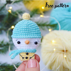 Cute Crochet Snowman Amigurumi Pattern for Winter Crafting