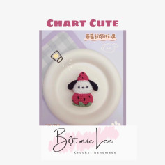 Cute Watermelon Dog Crochet Pattern for Handmade Lovers