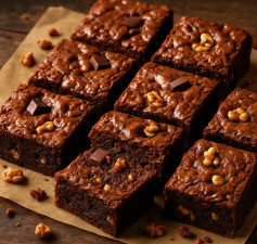 Decadent Walnut Fudge Brownies