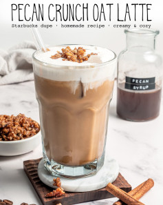 Delicious Homemade Pecan Crunch Oat Latte Recipe for Cozy Days