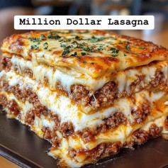 Dreamy Layered Lasagna with Melty Cheese