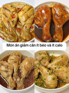 Đùi gà hấp dẫn với nước sốt đậm đà và rau củ tươi ngon