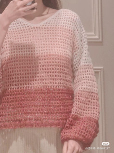Elegant Gradient Crochet Sweater Pattern for Winter Wardrobe