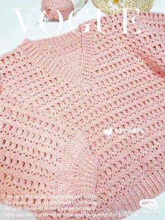 Elegant Pink Crochet Sweater Pattern for Cozy Days