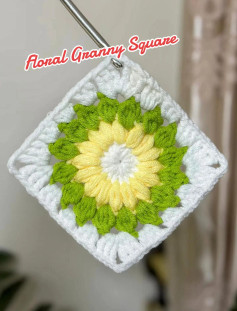 Floral Granny Square