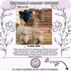 Free Butterfly Crochet Pattern for Quick Stash Busting