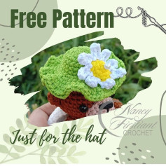 Free Crochet Pattern: Daisy Bear Hat for Beginners