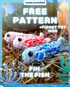 Free Crochet Pattern for Fih the Fish Toy