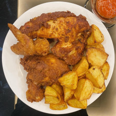 Gà Chiên Giòn Kiểu Texas Tại Nhà - Ngon Gần Sánh Vai KFC