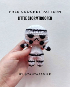 Galactic Crochet: Tiny Stormtrooper Delight