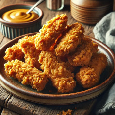 Golden Buttermilk Crispy Chicken Tenders