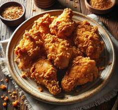 Golden Buttermilk Garlic-Herb Crunch Chicken
