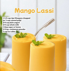 Golden Mango Lassi Bliss: A Creamy Tropical Escape