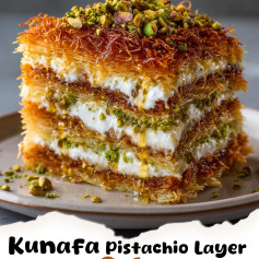 Golden Pistachio Kunafa Delight