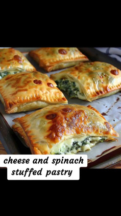 Golden Spinach and Cheese Puff Delight