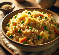 Golden Veggie Fried Rice Delight