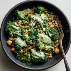Green Goddess Farro Bowl with Pepita Lime Bliss