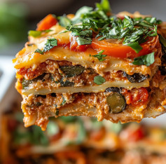 Hearty Vegan Lentil and Spinach Lasagna Delight
