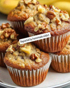 Heavenly Banana Nut Muffins Delight