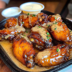 Honey Butter Cajun Wings