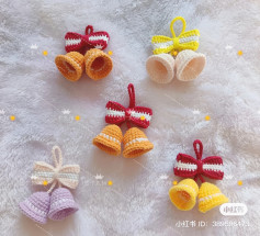 Hướng dẫn móc chuông len trang trí nhiều màu sắc dễ thương