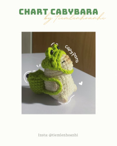 Hướng dẫn móc len Amigurumi Capybara dễ thương cho người mới bắt đầu