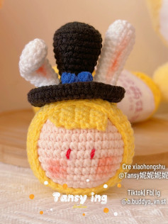 Hướng dẫn móc len búp bê đội mũ ảo thuật dễ thương