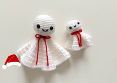 Hướng dẫn móc len búp bê ma nhỏ xinh cho lễ hội