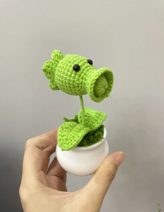 Hướng dẫn móc len cây bắn đậu từ trò chơi nổi tiếng