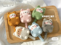 Hướng dẫn móc len hình mèo đáng yêu cho người mới bắt đầu