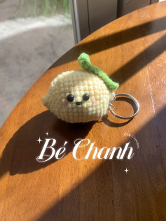 Hướng dẫn móc len móc khóa bé chanh dễ thương