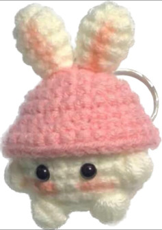Hướng dẫn móc len món đồ chơi thỏ đội mũ hồng dễ thương
