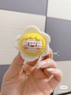 Hướng dẫn móc len tạo hình bông hoa mặt cười dễ thương