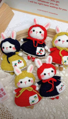 Khám Phá Thỏ Móc Len Đáng Yêu Sắc Màu