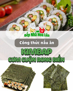 KIMBAP CƠM CUỘN RONG BIỂN