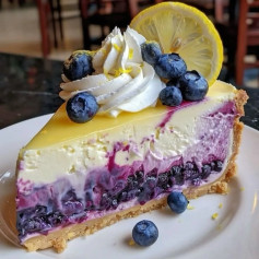 Lemon Blueberry Bliss Cheesecake Delight