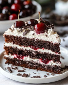 Luscious Black Forest Cherry Chocolate Delight