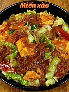 Miến Xào Rau Cải Giòn Ngon Trọn Vị