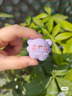 Móc len gấu nhỏ dễ thương cầm tay, hướng dẫn chi tiết cho người mới