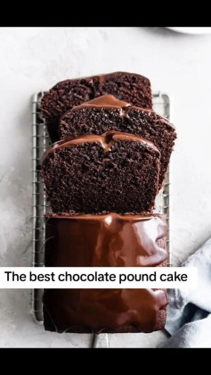 Moist Chocolate Espresso Loaf with Velvety Glaze