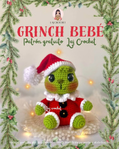 Patrón de amigurumi de Grinch Bebé gratis para Navidad
