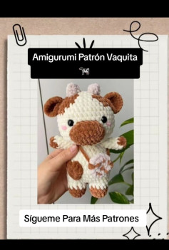 Patrón de Amigurumi de Vaquita: Crea tu propio peluche adorable