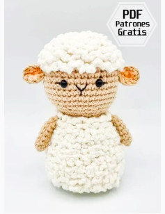 Patrón de Amigurumi Oveja Gratis en PDF para Tejer
