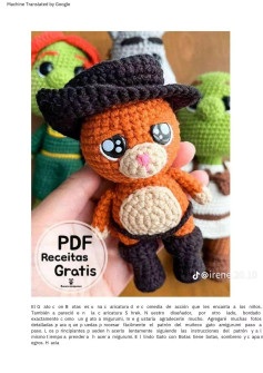 Patrón de Gato con Botas Amigurumi para Principiantes