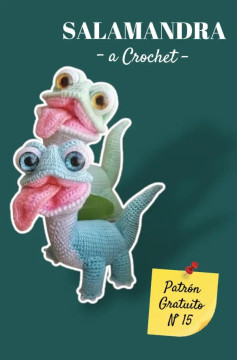 Patrón de salamandra de crochet: descarga gratuita